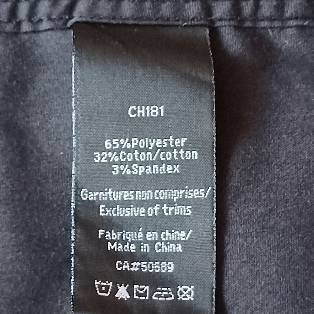 Z/C Habillé Men/Unisex Black Classic Dressing Shirt - Picture 15 of 16